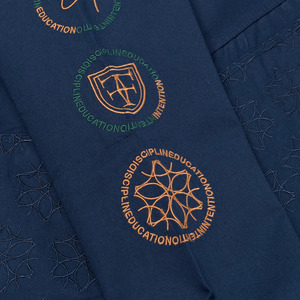 Uniforme de Jiu-jitsu Brasileño A&P x FITTED x SIG ZANE GI NAVY, Fabricación al por Mayor, Hecho a Medida, Kimono para Competencia y Entrenamiento - Product Image 6