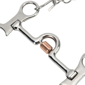 Stainless Steel Copper Mouth Horse Bit for Training Riding Durable OEM Custom Manufacturing Horse Riding Bits Customized - Product Image 6