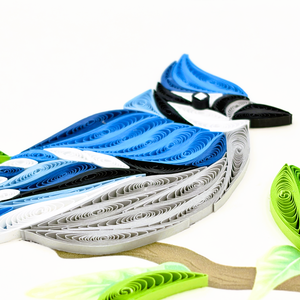 Handcrafted Blue Jay Bird Quilling <b>Card</b> 3D Nature Theme Quilled <b>Card</b> for All <b>Occasions</b> Premium Handmade Greeting <b>Card</b> For Gifts - Product Image 3