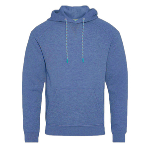 Sweat-shirt à capuche pour homme en mélange polyester/coton de qualité supérieure, molleton épais, coupe ajustée, uni, pour l'hiver - Product Image 5