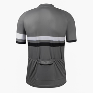 Maillot de cyclisme unisexe en polyester léger, respirant et à séchage rapide, personnalisable avec logo, pour hommes et femmes – Vente en gros - Product Image 2