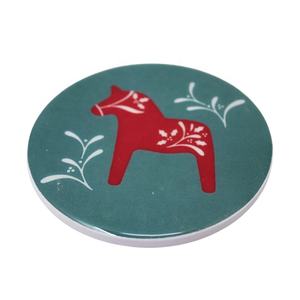 Wholesale Table Top Decoration MDF <b>Board</b> Round Coaster New Style Flower Sticker Enamel <b>Mats</b> and Pads for Kitchen Utensil - Product Image 2