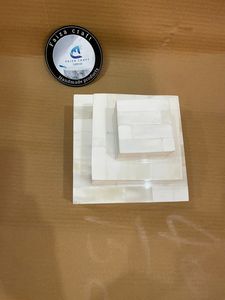 FAIZA CRAFT Indian Handicraft MDF Luxury Eco-Friendly Square Jewelry Box Bone Inlay Polished Real Touch Color <b>Storage</b> Boxes - Product Image 3