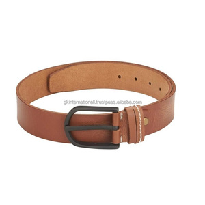 Cinturón informal de cuero fino para hombre de alta calidad al por mayor en todos los tamaños y colores personalizados Cinturones de cuero casual de negocios de grano completo - Product Image 6
