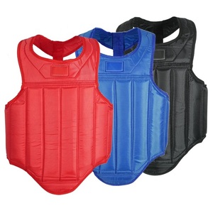 Protector de Pecho para Boxeo Blue Lawd Sports, Chaleco de Entrenamiento de Artes Marciales de Cuero Transpirable, Ajustable, con Logotipo Personalizado - Product Image 6