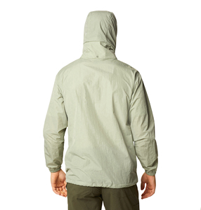 เสื้อแจ็คเก็ตกันลมไนลอนสีน้ำเงินสำหรับผู้ชาย ขายส่ง เสื้อแจ็คเก็ตผ้าแคนวาสแบบมีฮู้ดสำหรับฤดูหนาว พร้อมซิปและดีไซน์คอเสื้อแบบพับได้ - Product Image 3