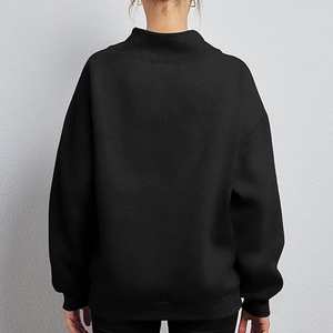 เสื้อสเวตเตอร์ผู้หญิงแบบสวมหัวโอเวอร์ไซส์ทันสมัย - Product Image 5