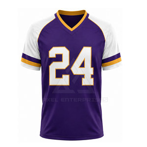Maillot de football athlétique moderne, maillot de football américain à manches courtes, tenue de jeu d'équipe, vêtements de performance personnalisés, vente en gros - Product Image 2