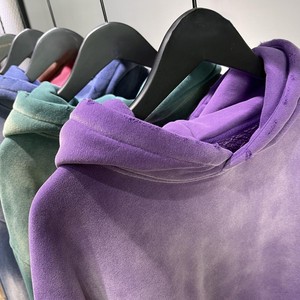 Sudadera con capucha personalizada de algodón grueso, estilo oversize, con hombros caídos, para streetwear, venta al por mayor, bajo MOQ - Product Image 3