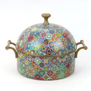 Plat de service isotherme de luxe en acier inoxydable, durable, antiadhésif, avec couvercle, pour maintien au chaud des aliments - Product Image 1