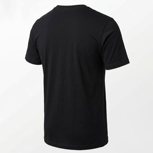 Camisetas negras personalizadas con logo DTG para hombre, de alta calidad, algodón y poliéster, transpirables, estilo urbano informal para hombre. - Product Image 2
