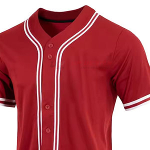 New Design High Quality Quick Dry Breathable Baseball Jersey Short Sleeve for Online Sale Wholesale Cheap Price - Product Image 6