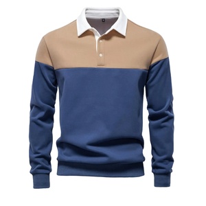 AIOPESON Sweat-shirt à capuche pour homme Design Premium Color Block Hoodies à manches longues Business Casual Social Sweatshirt - Product Image 2