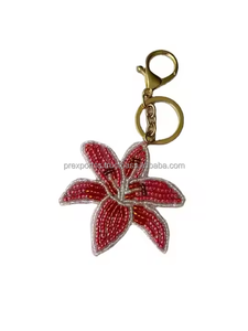 Handmade Beaded Dog Keychain Dachshund Shape Seed Bead Embroidery Black Pet Charm Animal Key Ring <b>Cute</b> Fashion Pendant Gift Item - Product Image 5