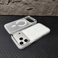 Coque de téléphone anti-rayures en TPU PC avec protection d'appareil photo intégrale mate translucide et chargement magnétique pour iPhone 18 Pro 18 Pro Max