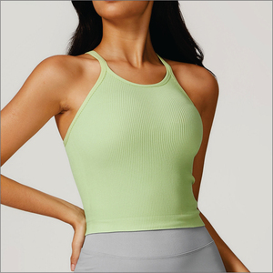 เสื้อกล้ามผ้าแคนวาสลำลองคุณภาพสูงสำหรับผู้หญิง ผ้าฝ้าย 100% สีพื้น พร้อมป้ายยี่ห้อส่วนตัว - Product Image 6