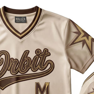 Camiseta de Béisbol Sublimada de Alta Calidad, Impresión Digital Personalizada, Colores Vibrantes, Uniformes Profesionales para Equipos, Pedidos al por Mayor - Product Image 2