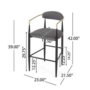 <b>Set</b> <b>of</b> 2 <b>Barstools</b> - Product Image 5