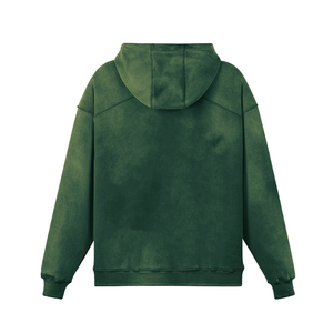 Sudadera con Capucha para Hombre de Alta Calidad, Estilo Urbano, Oversize, 100% Algodón, Efecto Desgastado por el Sol, Fabricante Rainbow Spray - Product Image 4