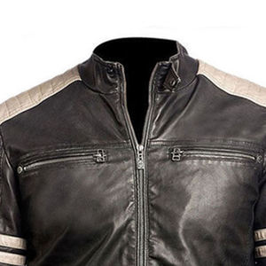 Motorcycle <b>Jacket</b> With Premium Genuine Leather <b>Racing</b> Jersey Men's Winter <b>Jacket</b> Anti UV Breathable Features Low Price - Product Image 5