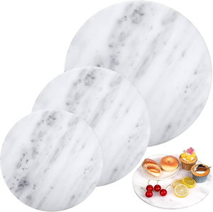 Tabla de Cortar Cuadrada Multifuncional de Mármol de 1.5 cm de Grosor, Apta para Lavavajillas, para Uso en la Cocina, para Verduras, Carne, Paneer, Uso Diario - Product Image 1