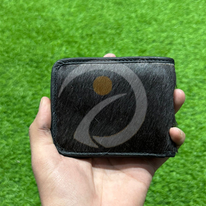 Cartera de Cuero Auténtico de Primera Calidad para Hombre, Tarjetero de Cuero Hecho a Mano con Apariencia Moderna y Occidental - Product Image 3