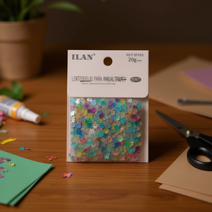 Paillettes ILAN a forma di farfalla 20g per lavori artigianali - Product Image 2