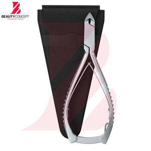 Cortacutículas Profesional de Alta Resistencia con Funda de Cuero, Cortacutículas de Acero Inoxidable con Doble Resorte de Alta Tensión - Product Image 2