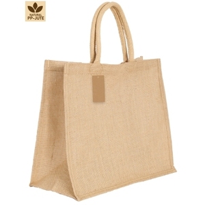 Bolsa de Compras de Yute Laminado para Supermercado, Promoción Minorista, Uso Diario, Logotipo Personalizado, Venta al Por Mayor Directa de Fábrica, OEM - Product Image 1