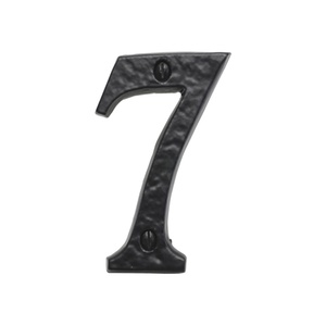 Números de puerta de hierro maleable negro antiguo de 76mm Estilo de Diseño Europeo Marca Impex a medida de la más alta calidad Garantía de 5 años Bajo - Product Image 1