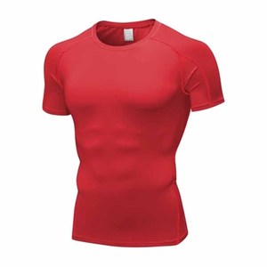 Camiseta de compresión de manga corta ajustada para entrenamiento físico, running y protección contra irritaciones. - Product Image 5