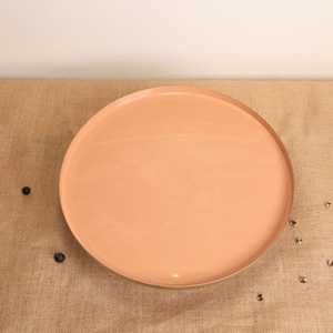 Top Sale Food Serving <b>Plate</b> Rectangle Metal Serving Tray Solid Color <b>Vintage</b> Design Durable Party Use Dishware - Product Image 1