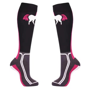 Calcetines de Equitación Personalizados de Alta Calidad, Calcetines de Compresión hasta la Rodilla, Calcetines Deportivos Ecuestres para Mujeres y Hombres - Product Image 2