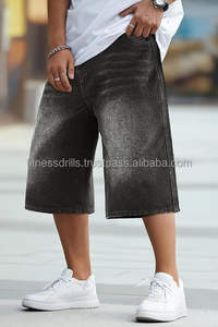 Pantalones Cortos Cargo de Lona para Hombre, Estilo Urbano, Holgados, con Múltiples Bolsillos, Cintura Media Elástica, Secado Rápido, para Playa - Product Image 3