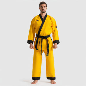 ชุดเทควันโดโอเวอร์ไซส์สำหรับผู้ชายและผู้หญิง ผ้าฝ้ายโพลีเอสเตอร์ 100% ชุดนักมวย ชุดยูโด ชุดเทควันโด - Product Image 3