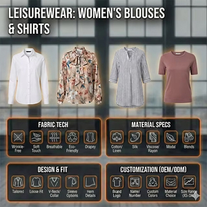 Débardeur polyvalent en coton mélangé confortable pour femme et chemisier pour femme – Vente en gros - Product Image 5