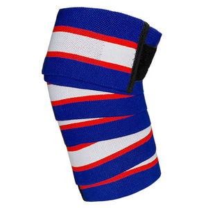 ผ้าพันเข่าแบบพับได้ น้ำหนักเบา ปรับได้ กันลื่น ทำจากยางธรรมชาติ สำหรับการฝึกยกน้ำหนักสำหรับผู้ใหญ่ - Product Image 6