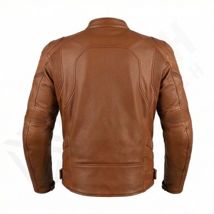 Chaqueta de Motociclista de Cuero Genuino para Hombre de la Mejor Calidad, Nueva Colección de Invierno, Chaquetas de Motocicleta con Protecciones Desmontables Personalizadas - Product Image 2