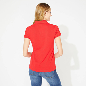 Chemises pour femmes 100% coton, écologiques, tricotées, vêtements de golf athlétiques, respirantes, manches courtes, décontractées, de haute qualité, vente en gros - Product Image 6