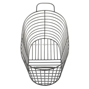 Égouttoir et passoire en fer rustique avec crochets et supports pour la maison, le jardin, utilisation vintage dans une ferme, vente en Inde, Zahid Exports - Product Image 3