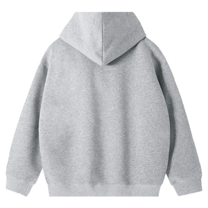 Sweat-shirts à capuche unisexes personnalisés pour hommes, en coton molletonné, avec fermeture éclair intégrale et cordon de serrage, à manches longues, décontractés - Product Image 2