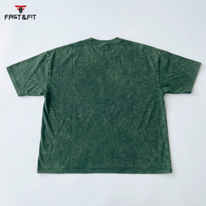 Camisetas de Algodón Orgánico Grueso con Logotipo Serigrafiado en el Cuello, Camisetas Personalizadas de Alta Calidad, Camisetas Extra Grandes para Hombre - Product Image 5