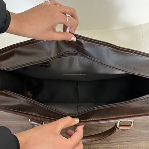 Sac à main multifonctionnel pour femmes tendance, sac à main en cuir à carreaux travaillé à la main, sac fourre-tout à portage dissimulé, sac à main en cuir de vache, sac bandoulière - Product Image 6