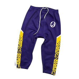 Uniforme de football américain violet et or, ensemble personnalisé de maillot et de pantalon de football, vêtements de sport légers pour équipe - Product Image 3