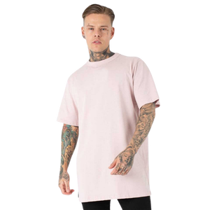เสื้อยืดคอกลมแขนสั้นสีดำสำหรับผู้ชาย ผ้าฝ้าย 100% ทรงปกติ สไตล์ลำลอง ผ้าเจอร์ซีย์ถัก สีพื้น ย้อมสีเรียบ - Product Image 2