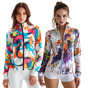 Women Training <b>Zip</b> <b>Up</b> <b>Jackets</b> Sportswear Sublimation <b>Jacket</b> Ladies Activewear Sports Zipper <b>Jackets</b> Women's - Product Image 1