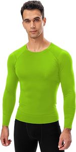 Men's Compression Long Sleeve Performance Shirt Premium Quick Dry Compression Base <b>Layer</b> <b>Top</b> Men's Athletic Compression Training - Product Image 2