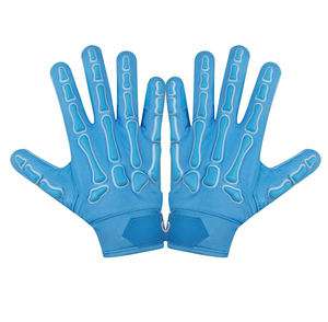 Gants de football américain GAA en latex de qualité supérieure, logo imprimé personnalisé, design imperméable et compatible écran tactile, unisexe, pour toutes les équipes - Product Image 1