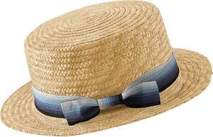 Chapeau de paille cloche d'été fait main avec motif à carreaux, fleur et nœud, idéal pour la plage et les voyages, vente en gros Hanoi ViettimeCraft - Product Image 2