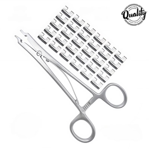 เครื่องมือผ่าตัดประสาทศาสตร์แบบแม่นยำ คลิปหนีบหนังศีรษะสแตนเลสสตีล Raney จำนวน 30 ชิ้น - Product Image 2